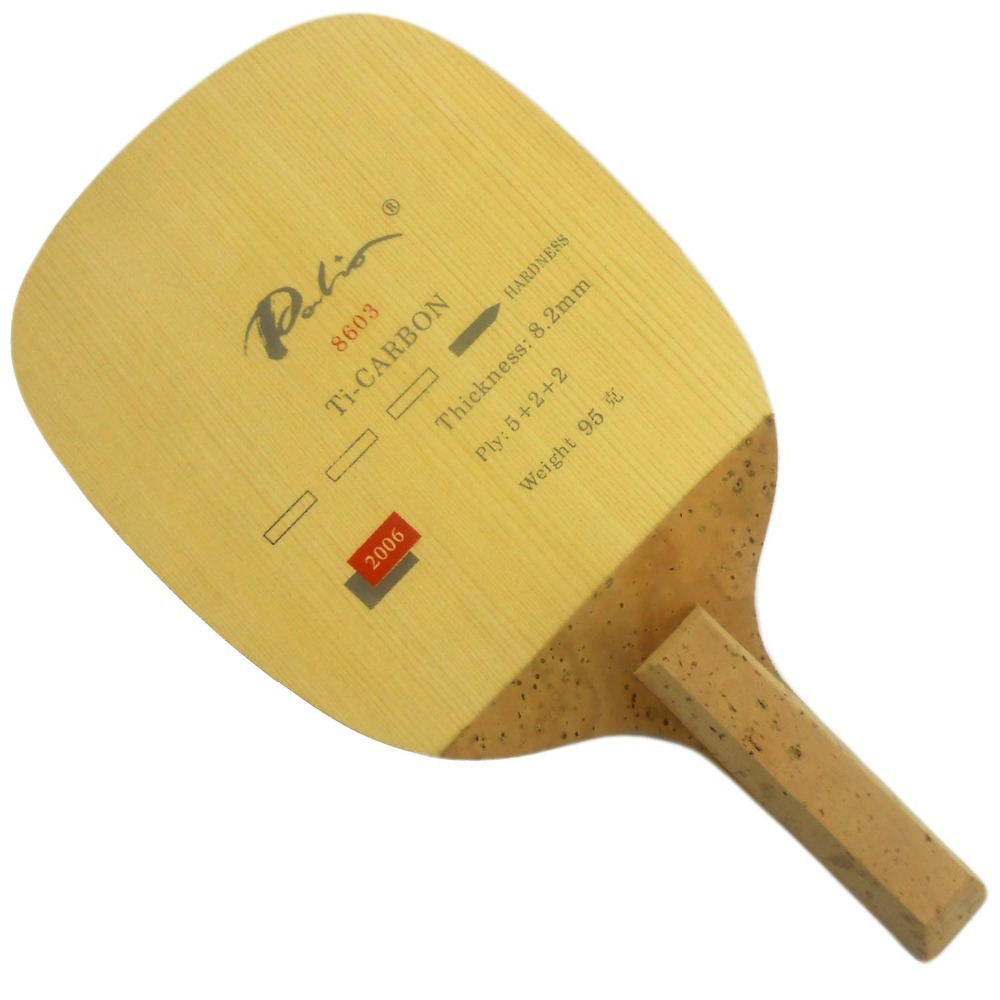 Table Tennis In Japanese - PALIO 8603 Carbon Titanium rakietka do