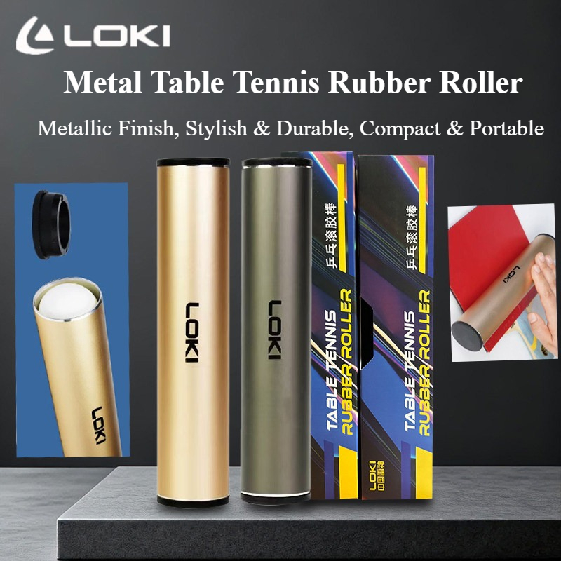Table Tennis Olympics - LOKI Metalowy Pojemnik na Gumki do