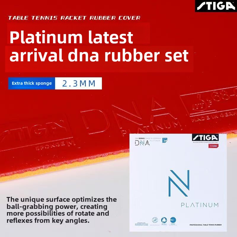 STIGA DNA Red Dragon Gumowa na – Table Tennis Zhang Jike recenzja i cena
