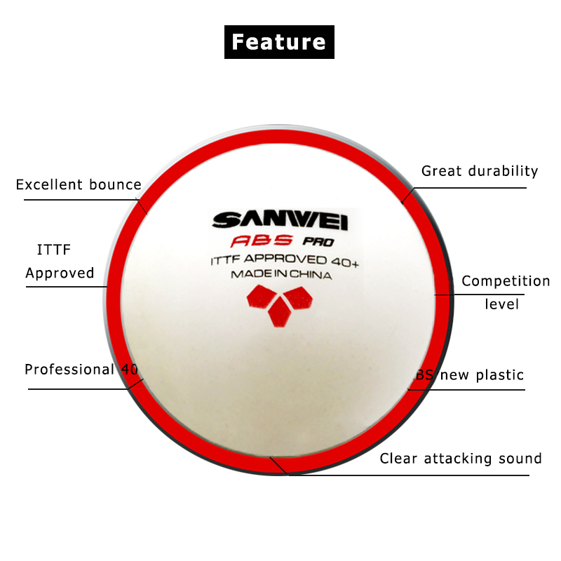SANWEI ABS PRO 3-Star 40+ Piłk – Table Tennis Olympics recenzja i cena