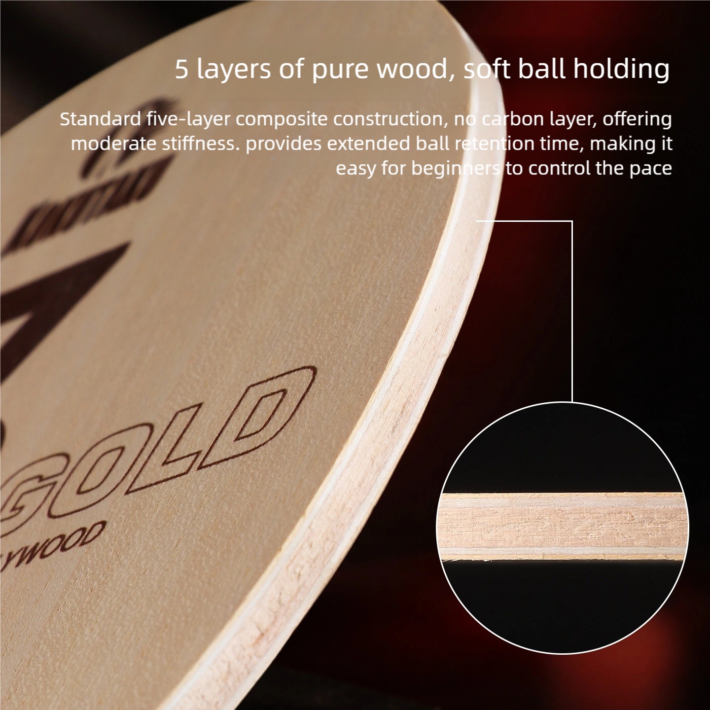 KOKUTAKU 730G1 5-warstwowa, w  – Table Tennis In Japanese recenzja i cena