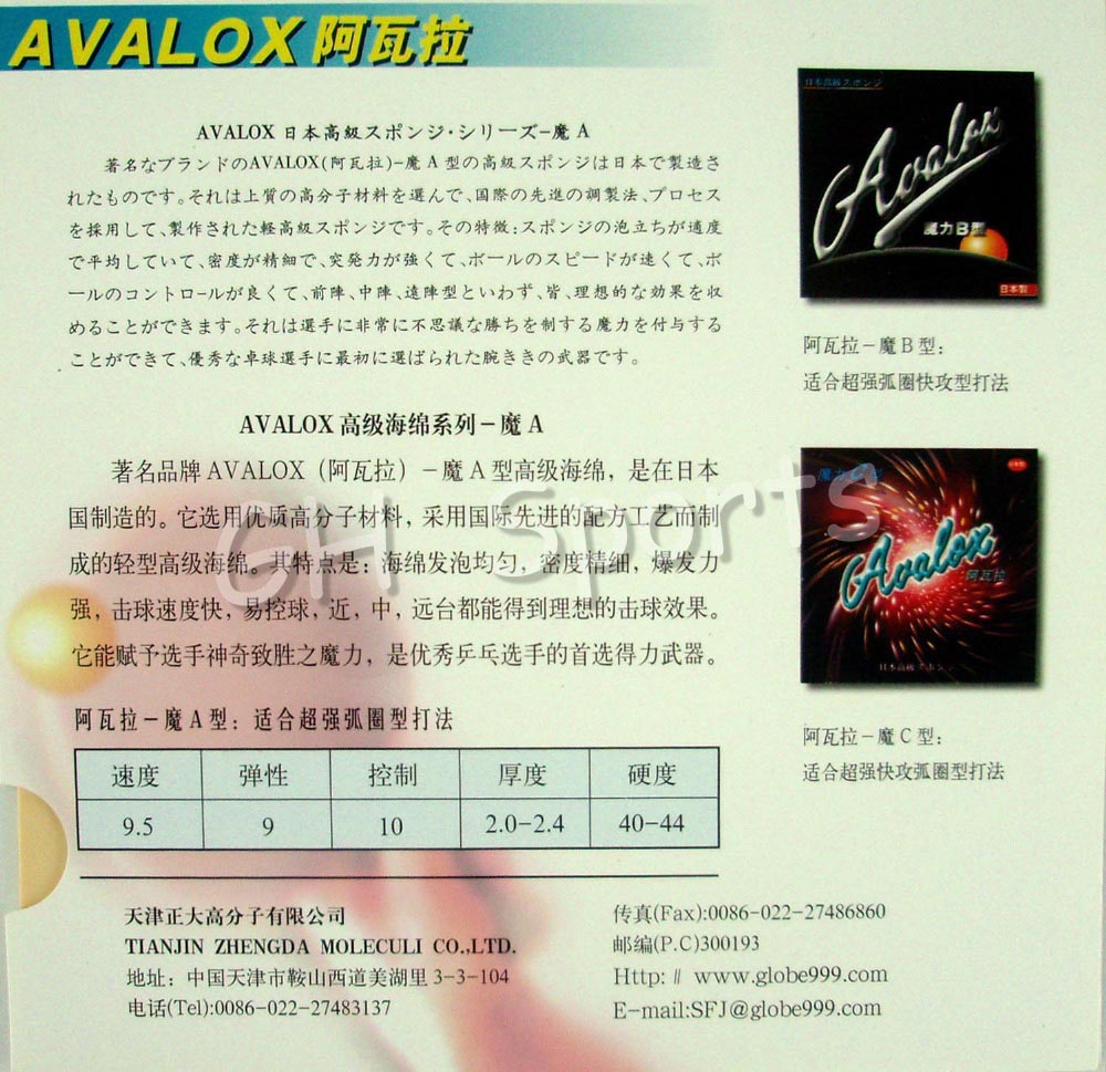Avalox Magic A Magic B Magic C – Table Tennis In Japanese recenzja i cena