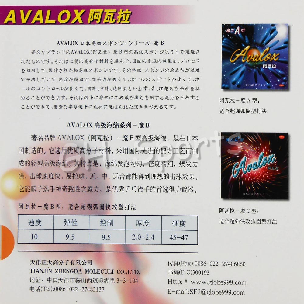 Avalox Magic A Magic B Magic C – Table Tennis In Japanese recenzja i cena